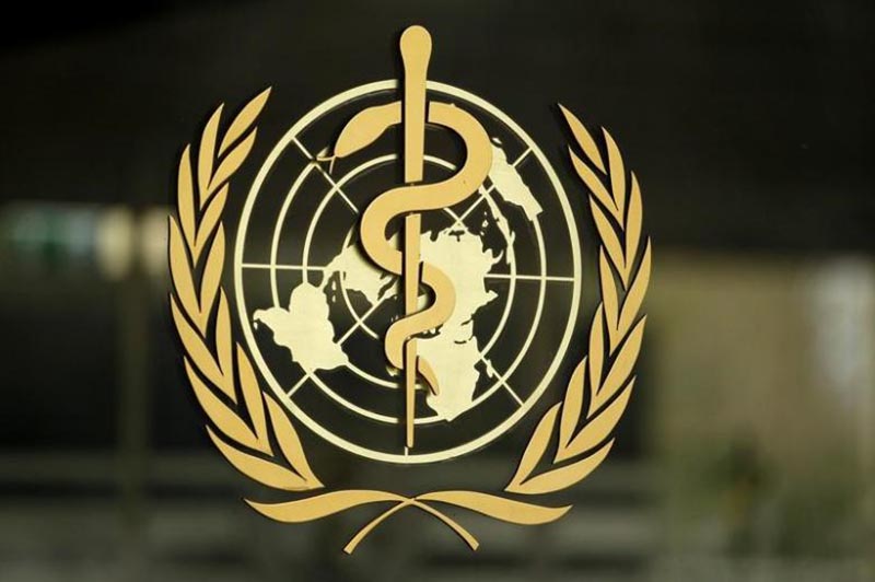 The World Health Organization (WHO) logo is pictured at the entrance of its headquarters in Geneva, January 25, 2015. Photo: Reuters
