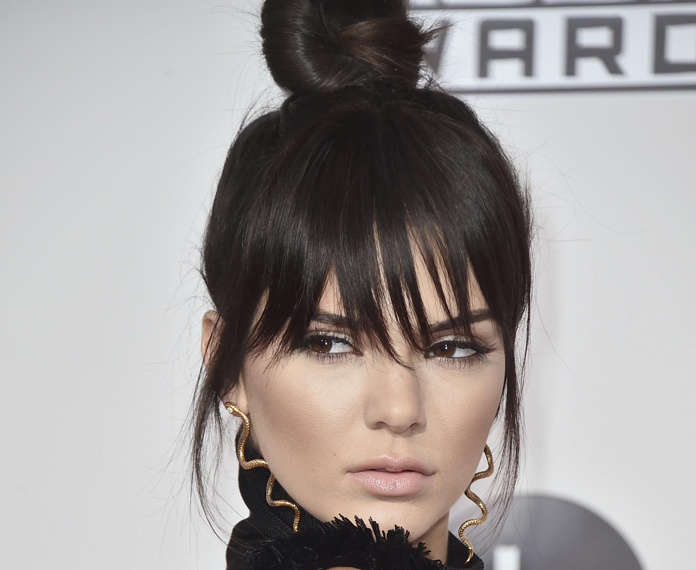 FILE - In this Nov. 22, 2015 file photo, Kendall Jenner arrives at the American Music Awards in Los Angeles. Photo: Reuters