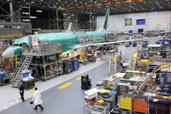 A Boeing 737 MAX plane is seen during a media tour of the Boeing 737 MAX at the Boeing plant in Renton, Washington, on December 7, 2015. Photo: Reuters