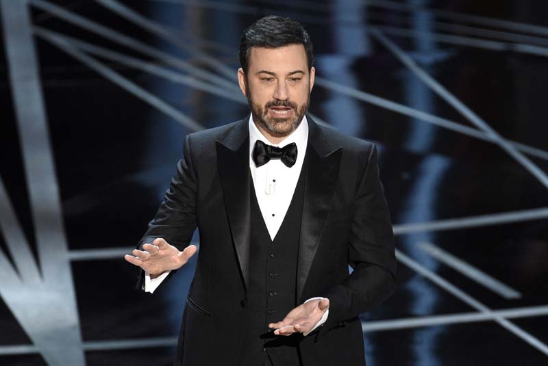 FILE - Host Jimmy Kimmel appears at the Oscars in Los Angeles, on February 26, 2017. Photo: AP