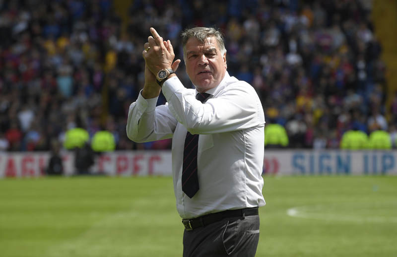 Crystal Palace manager Sam Allardyce after the match. Photo: Reuters