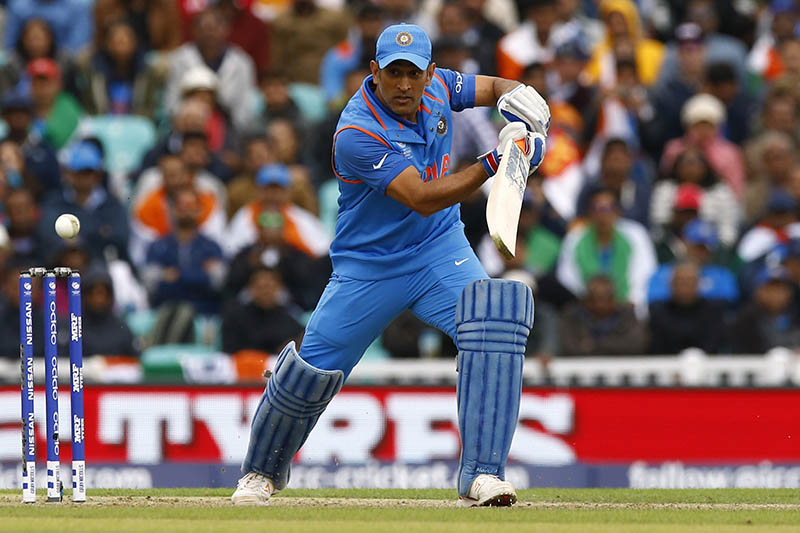 India's MS Dhoni in action. Photo: Reuters