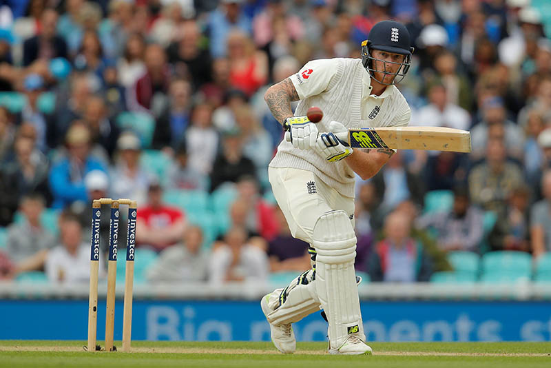 England's Ben Stokes in action. Photo: Reuters