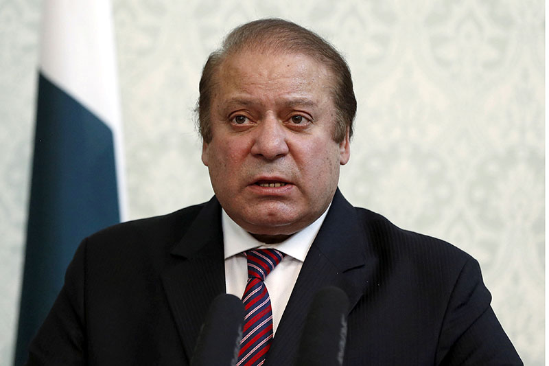 FILE PHOTO: Pakistan Prime Minister Nawaz Sharif speaks during a joint news conference in Kabul, Afghanistan, May 12, 2015. Photo: Reuters