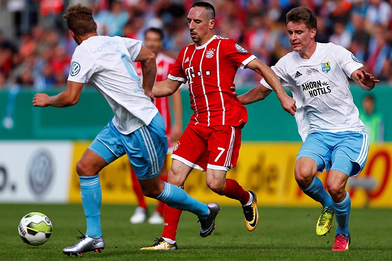 Bayern Munich's Franck Ribery in action. Photo: Reuters