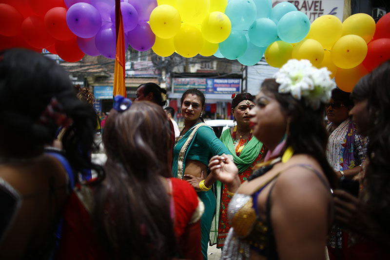 A glimpse of LGBT community pride parade in the Valley. Photo: Skanda Gautam