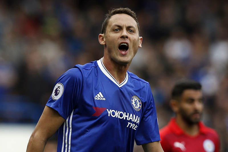 FILE - In this Saturday, Oct. 15, 2016 file photo, Chelsea's Nemanja Matic shouts to his teammates during the English Premier League soccer match between Chelsea and Leicester City, at Stamford Bridge stadium in London. Photo: AP