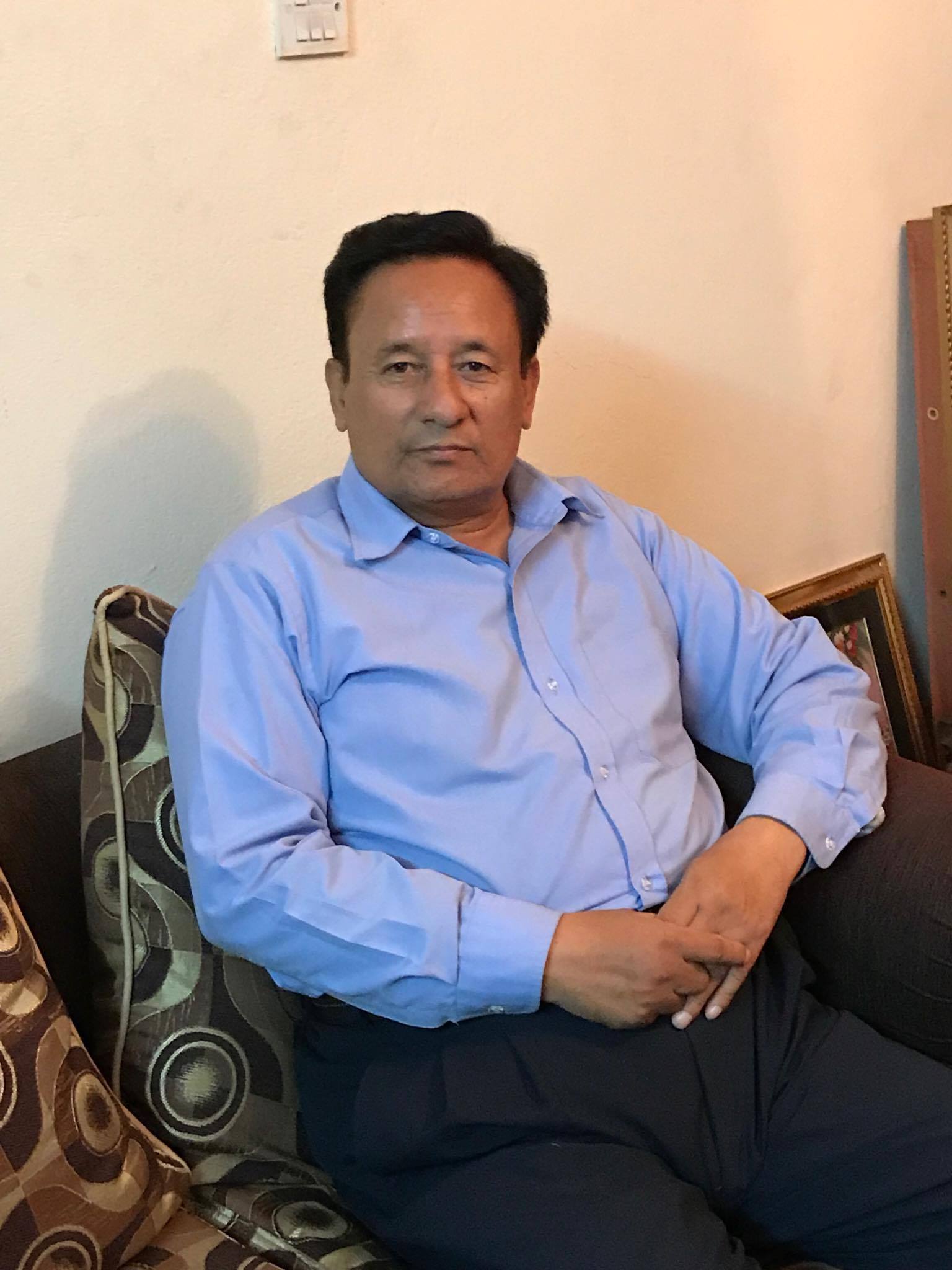 Interview with Unified Rastriya Prajatantra Party-Rastrabadi (URPP-R) General Secretary Bharat Jung Upreti, in Kathmandu, on Thursday, September 28, 2017. Photo: Sureis