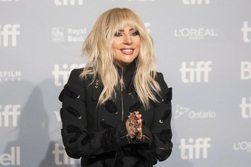 Lady Gaga appears during a camera call before the press conference for u201cGaga: Five Foot Twou201d at the Toronto International Film Festival, in Toronto, on Friday, September 8, 2017. Photo: Chris Young/The Canadian Press via AP