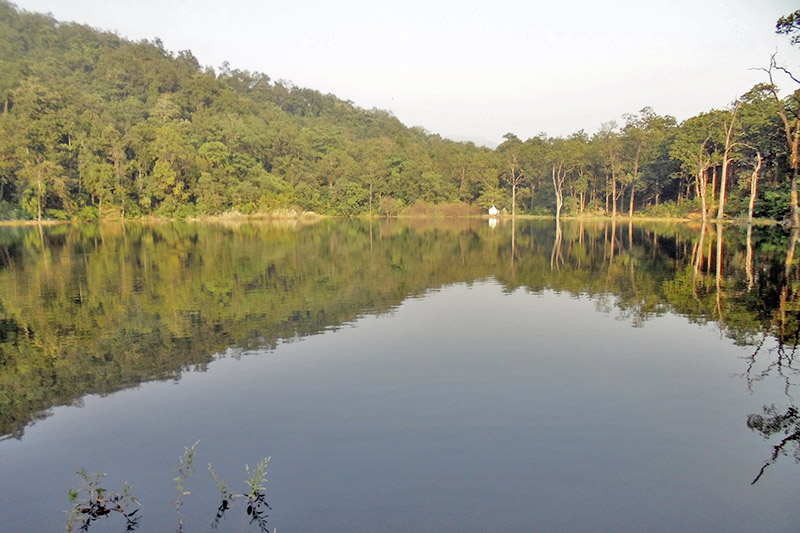 A view of Bedkot Lake in Kanchanpur district, on Wednesday, October 11, 2017. Photo: RSS