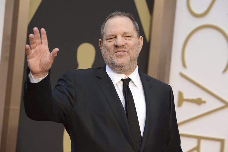 Harvey Weinstein arrives at the Oscars in Los Angeles, on  March 2, 2014. Photo: AP/ File
