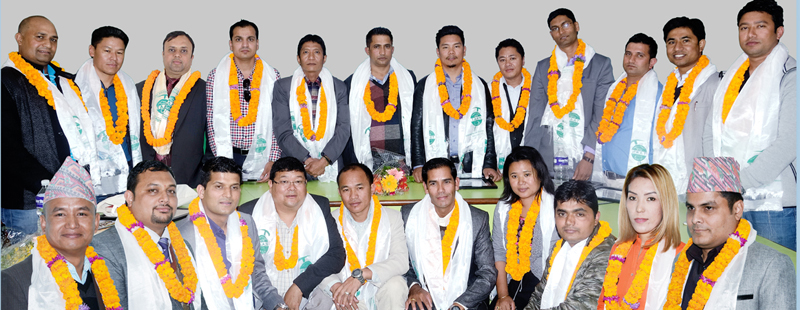 Trekking Agencies Association of Nepal (TAAN) Executive Committee. Courtesy: TAAN