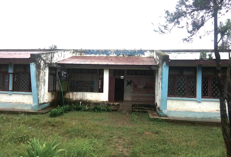 A view of the only school for hearing-impaired children in Birendranagar, Surkhet, on Saturday. Photo: THT