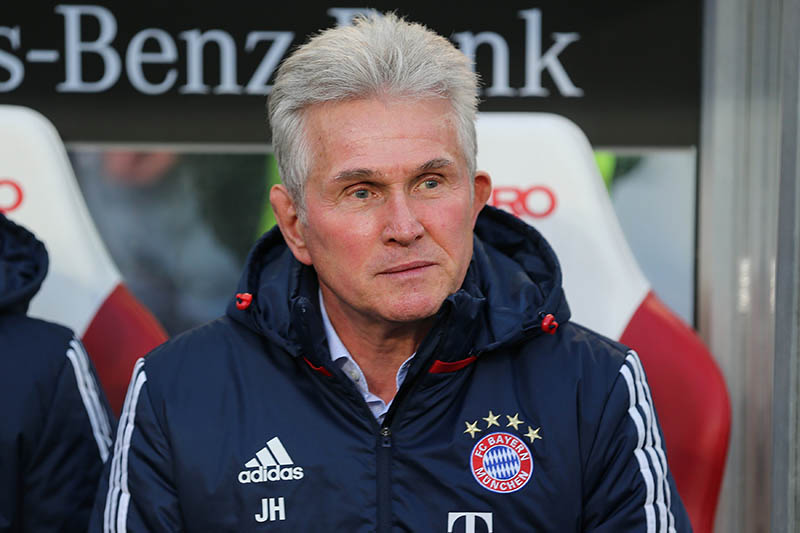 Bayern Munich coach Jupp Heynckes before the match. Photo: Reuters