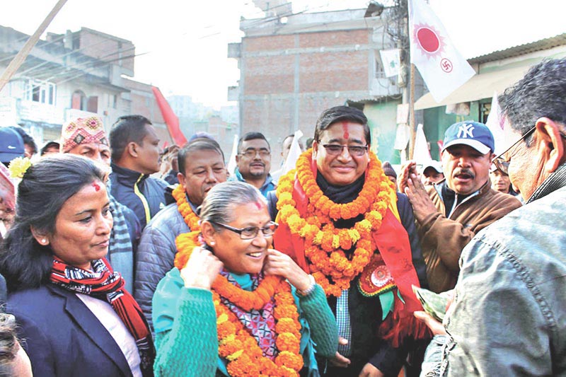 Nepal Olympic Committee Chief Jeevan Shrestha, in Kathmandu, on Sunday, December 3, 2017. Photo: Balkrishna Thapa Chhetri /THT