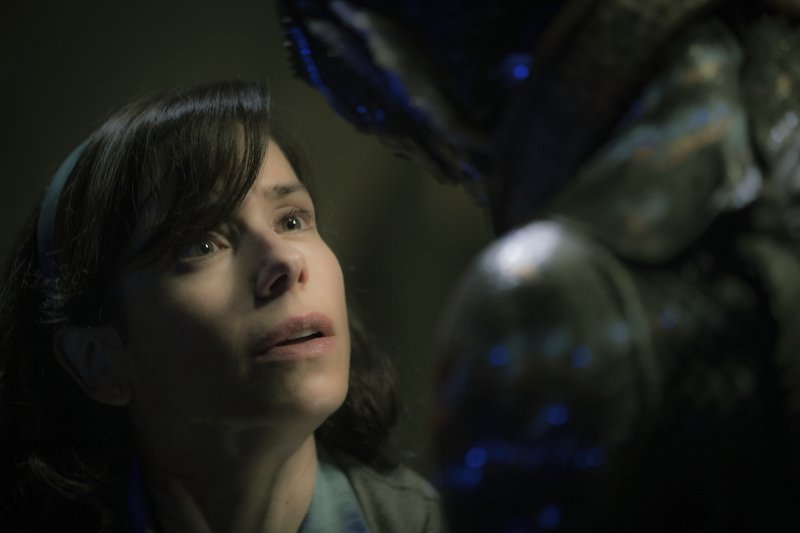 This image released by Fox Searchlight Pictures shows Sally Hawkins, left, and Doug Jones in a scene from the film u201cThe Shape of Water.u201d u201cStar Wars: The Last Jedi,u201d u201cGet Out,u201d u2033Lady Bird,u201d u2033The Shape of Wateru201d and u201cThree Billboards Outside Ebbing, Missouriu201d are among the nominees for AARP The Magazineu2019s 17th annual Movies for Grownups Awards. The Feb. 5 ceremony will be held in Los Angeles. It will air on PBSu2019 u201cGreat Performancesu201d on Feb. 23. (Kerry Hayes/Fox Searchlight Pictures via AP)n
