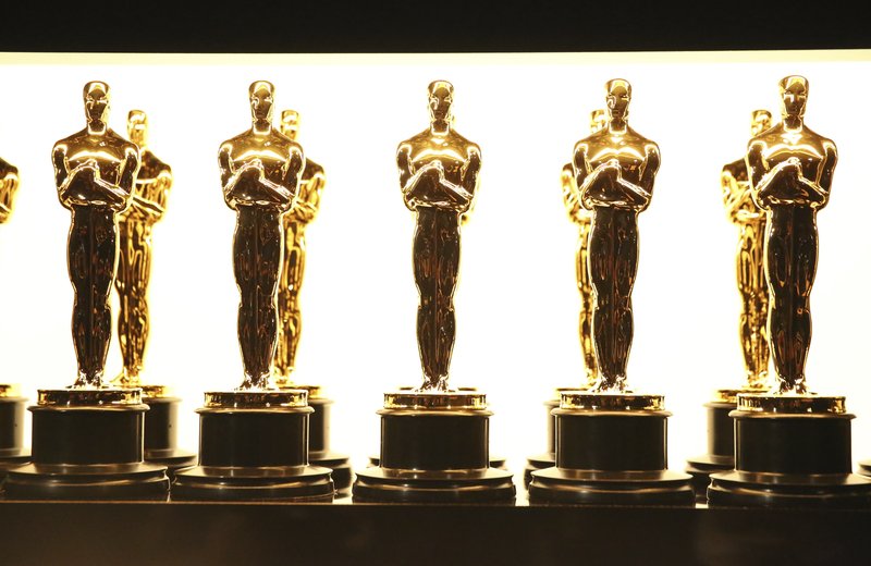 Oscar statuettes appear backstage at the Oscars in Los Angeles. Nominations for the 90th Oscars will be announced on Tuesday, January 23, 2018.Photo: AP