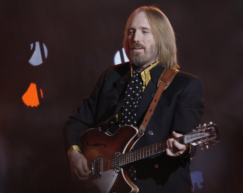 Tom Petty, of Tom Petty and the Heartbreakers, performs during halftime of the Super Bowl XLII football game between the New York Giants and the New England Patriots in Glendale, Ariz. Tom Pettyu2019s family says his death last year was due to an accidental drug overdose. His wife and daughter released the results of Pettyu2019s autopsy via a statement on his Facebook page Friday night, Jan. 19, 2018. Photo: AP