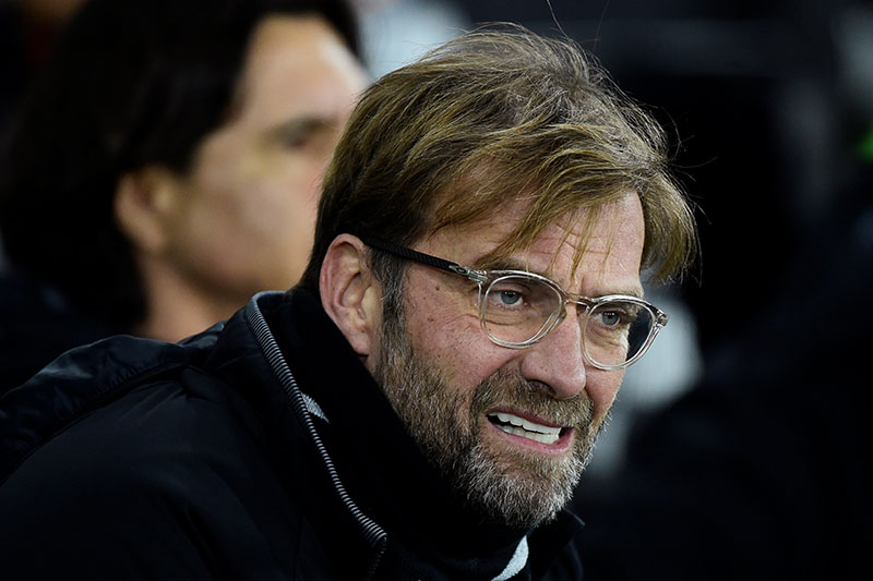 Liverpool manager Juergen Klopp before the match. Photo: Reuters
