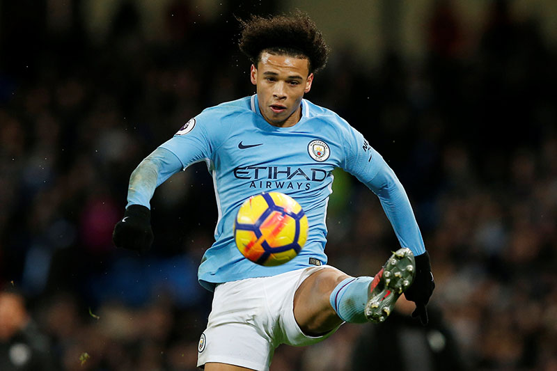Manchester City's Leroy Sane in action. Photo: Reuters