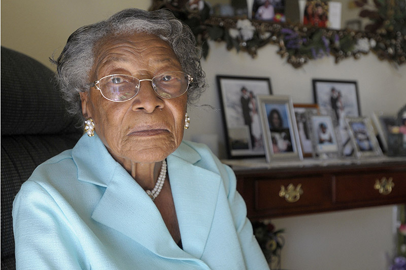 FILE - In this Oct. 7, 2010, file photo, Recy Taylor, now 91, sits in her home in Winter Haven, Fla. Photo: AP