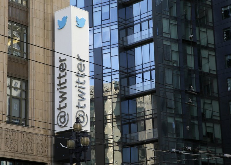 Twitter headquarters in San Francisco. Twitter reports earnings Thursday, February 8, 2018. Photo:AP 