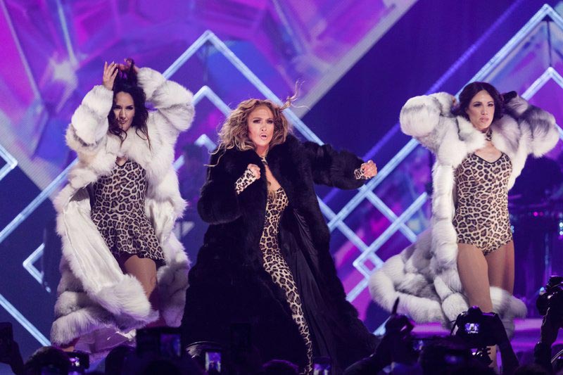 File - Jennifer Lopez performs at the Directv Super Saturday Night at The Armory on Saturday, Feb. 3, 2018, in Minneapolis. Photo: AP