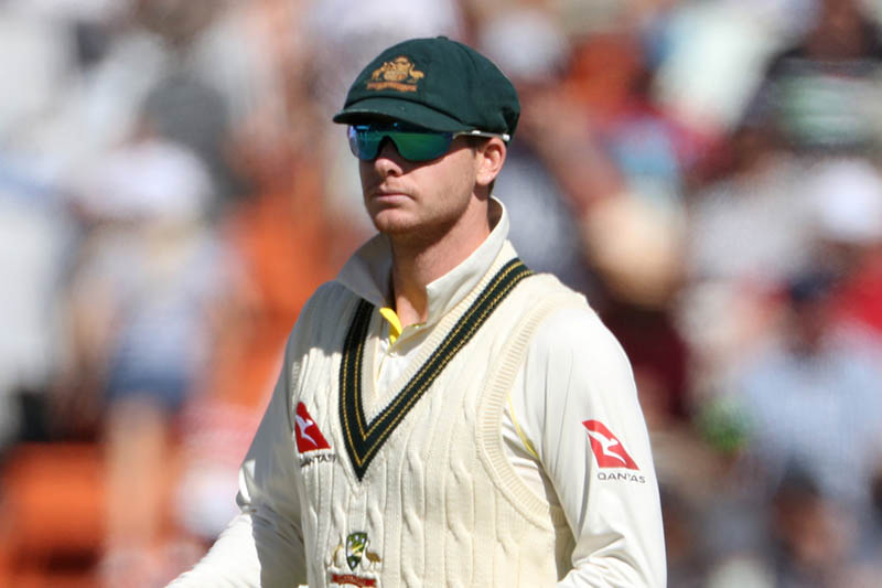 Australia's Steve Smith before the start of play. Photo: Reuters
