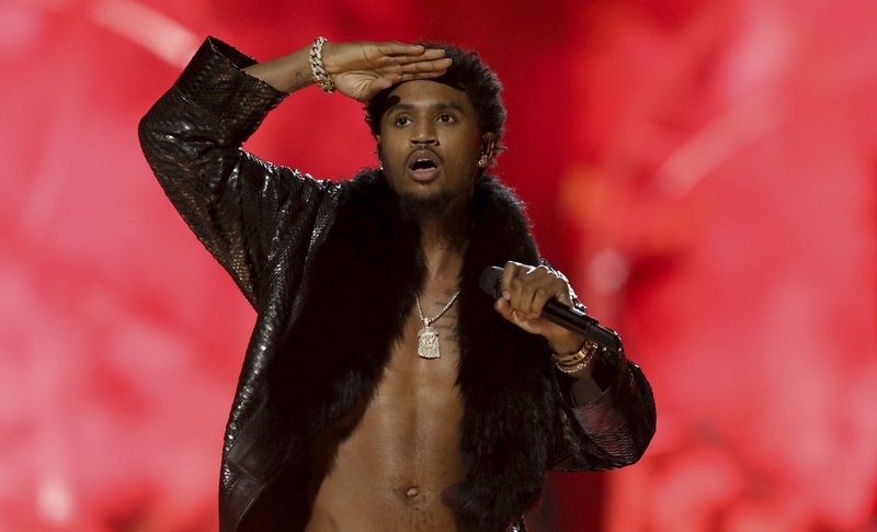 File - Trey Songz performs at the BET Awards at the Microsoft Theater in Los Angeles on June 25, 2017. Photo: AP