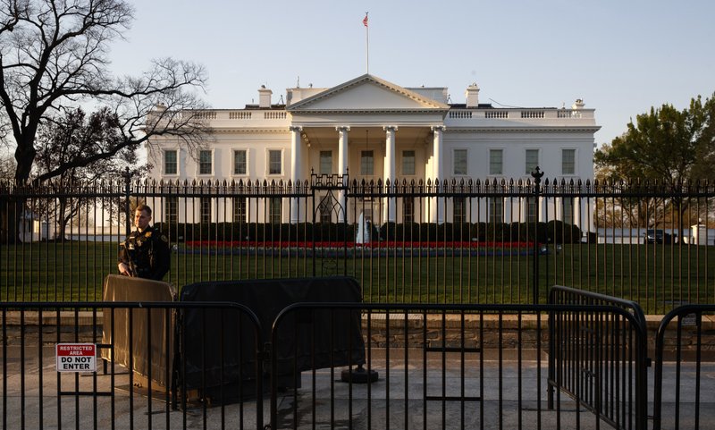 The White House is seen in the early morning light in Washington, on Saturday, April 14, 2018, the morning after the US military response, along with France and Britain, to Syriau2019s chemical weapon attack on April 7. Photo: APn
