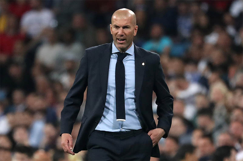 Real Madrid coach Zinedine Zidane. Photo: Reuters