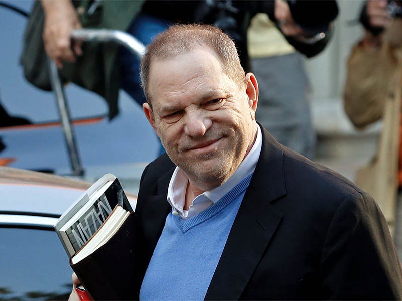 Film producer Harvey Weinstein arrives at the 1st Precinct in Manhattan in New York, US, May 25, 2018. Photo: Reuters