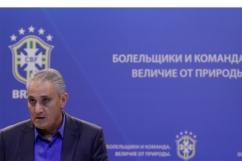 Brazil's head coach Tite attends a news conference on his 23-man squad for the 2018 World Cup in Russia, Rio de Janeiro, Brazil May 14, 2018. REUTERS/Ricardo Moraes
