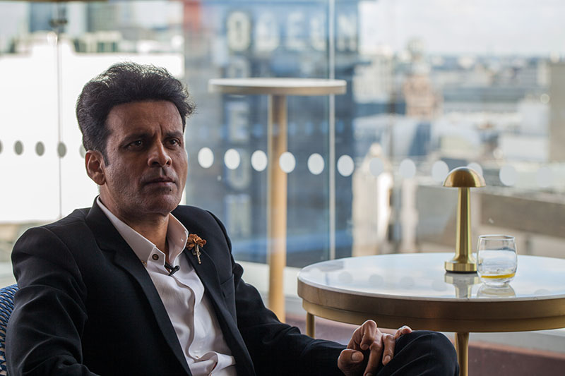 Bollywood actor Manoj Bajpayee sits for an interview on the sidelines of the Bagri Foundation London Indian Film Festival in London, Britain. June 21, 2018. Photo: Thomson Reuters Foundation