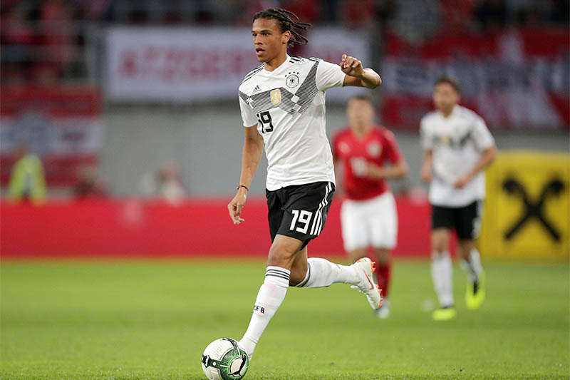 Germany's Leroy Sane in action. Photo: Reuters