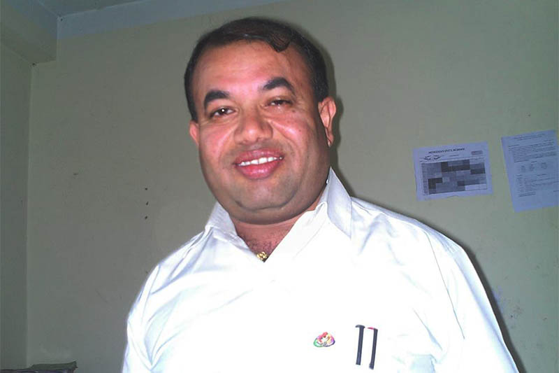 An undated image of Senior Officer at Pokhara Metropolitan City, Om Raj Paudel. Photo: Paudel's FaceBook