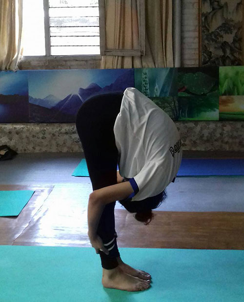 A yoga practitioner. Photo: Arogya Ashram
