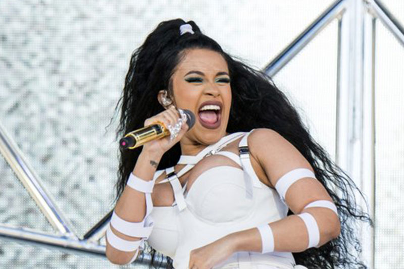 Rapper Cardi B has given birth to her first child, a baby girl, with her rapper husband Offset, according to an announcement she posted to Instagram on Wednesday.