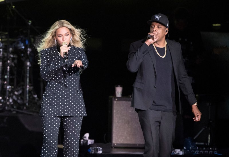 FILE - In this photo, Beyonce and Jay-Z perform during a Democratic presidential candidate Hillary Clinton campaign rally in Cleveland on Nov. 4, 2016. Photo: AP