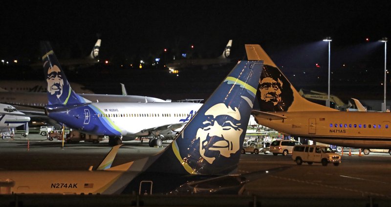 Alaska Airlines planes sit on the tarmac at Sea-Tac International Airport on Friday evening, Aug. 10, 2018, in SeaTac, Wash. Photo: AP 