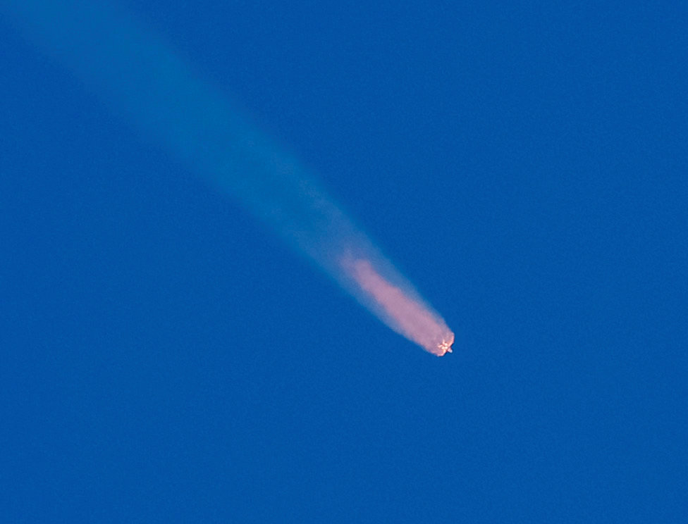 The Soyuz MS-10 spacecraft carrying the crew of astronaut Nick Hague of the US and cosmonaut Alexey Ovchinin of Russia blasts off to the International Space Station (ISS) from the launchpad at the Baikonur Cosmodrome, Kazakhstan October 11, 2018. REUTERS