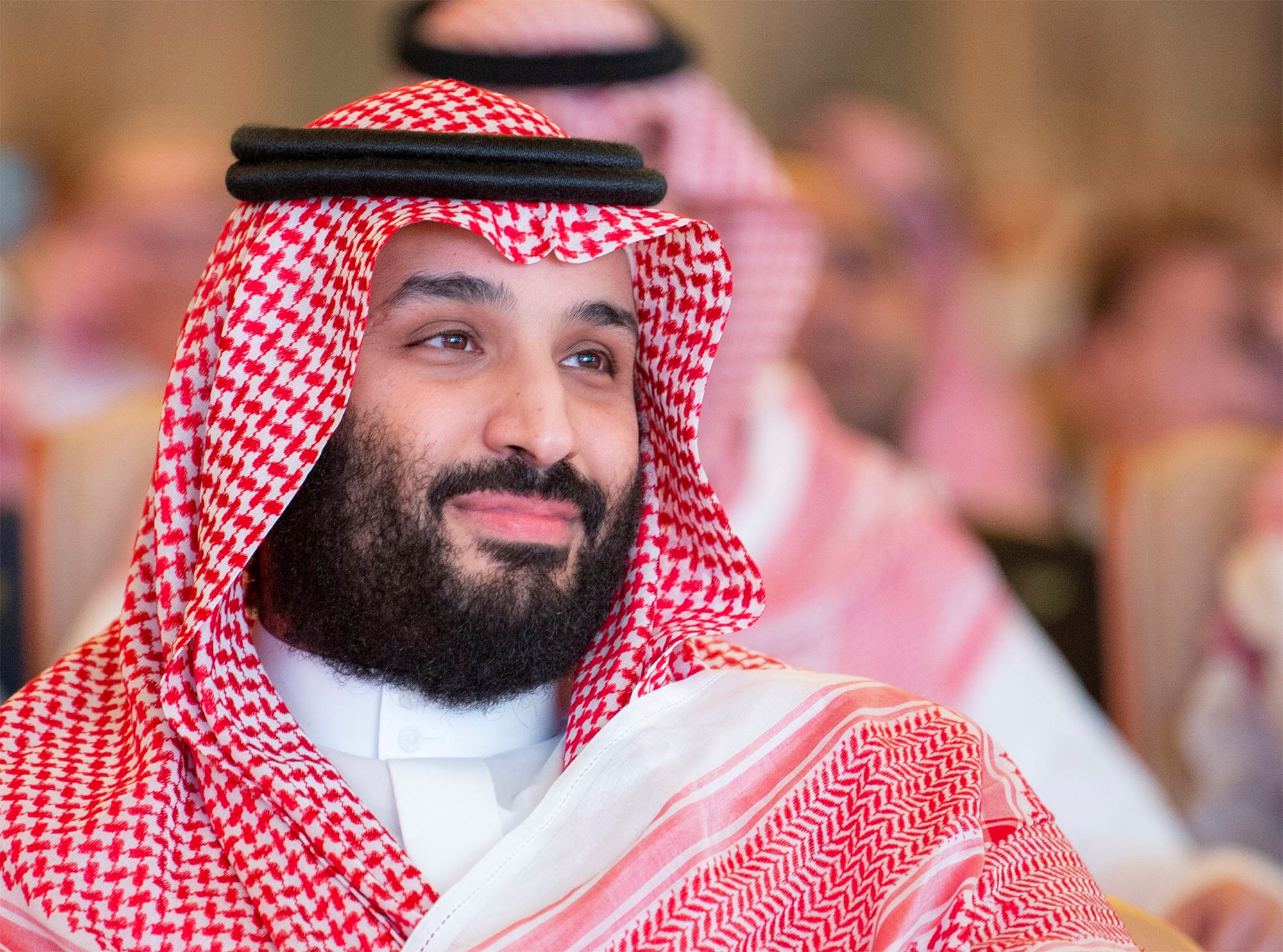 Saudi Crown Prince Mohammed bin Salman attends the investment conference in Riyadh, Saudi Arabia October 23, 2018.  Bandar Algaloud/Courtesy of Saudi Royal Court/Handout via REUTERS 