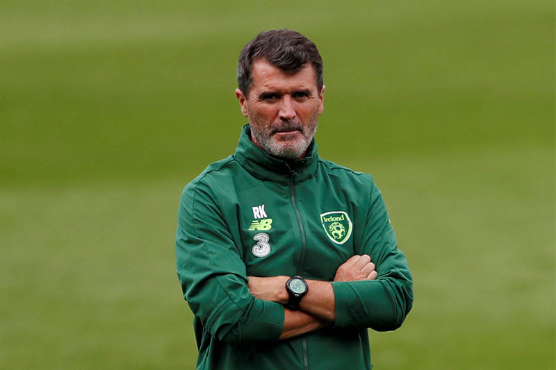 File: Republic of Ireland assistant manager Roy Keane during training. Photo: Reuters
