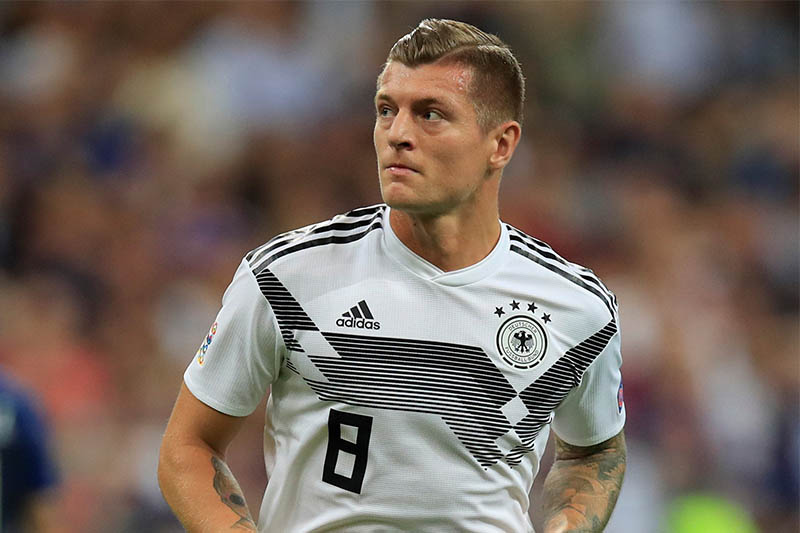 Germany's Toni Kroos in action. Photo: Reuters