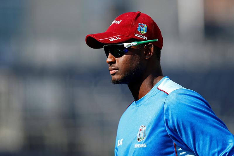 West Indies' Jason Holder during the England &amp; West Indies Nets &amp; Press Conferences, at Brightside Ground, in Bristol, Britain, on September 23, 2017. Photo: Action Images via Reuters