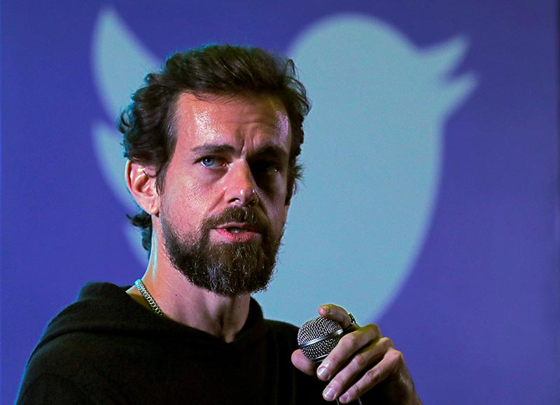Twitter CEO Jack Dorsey addresses students during a town hall at the Indian Institute of Technology (IIT) in New Delhi, India, November 12, 2018. Photo: Reuters
