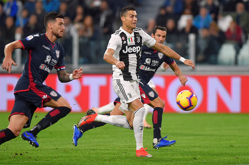 Juventus' Cristiano Ronaldo in action. Photo: Reuters