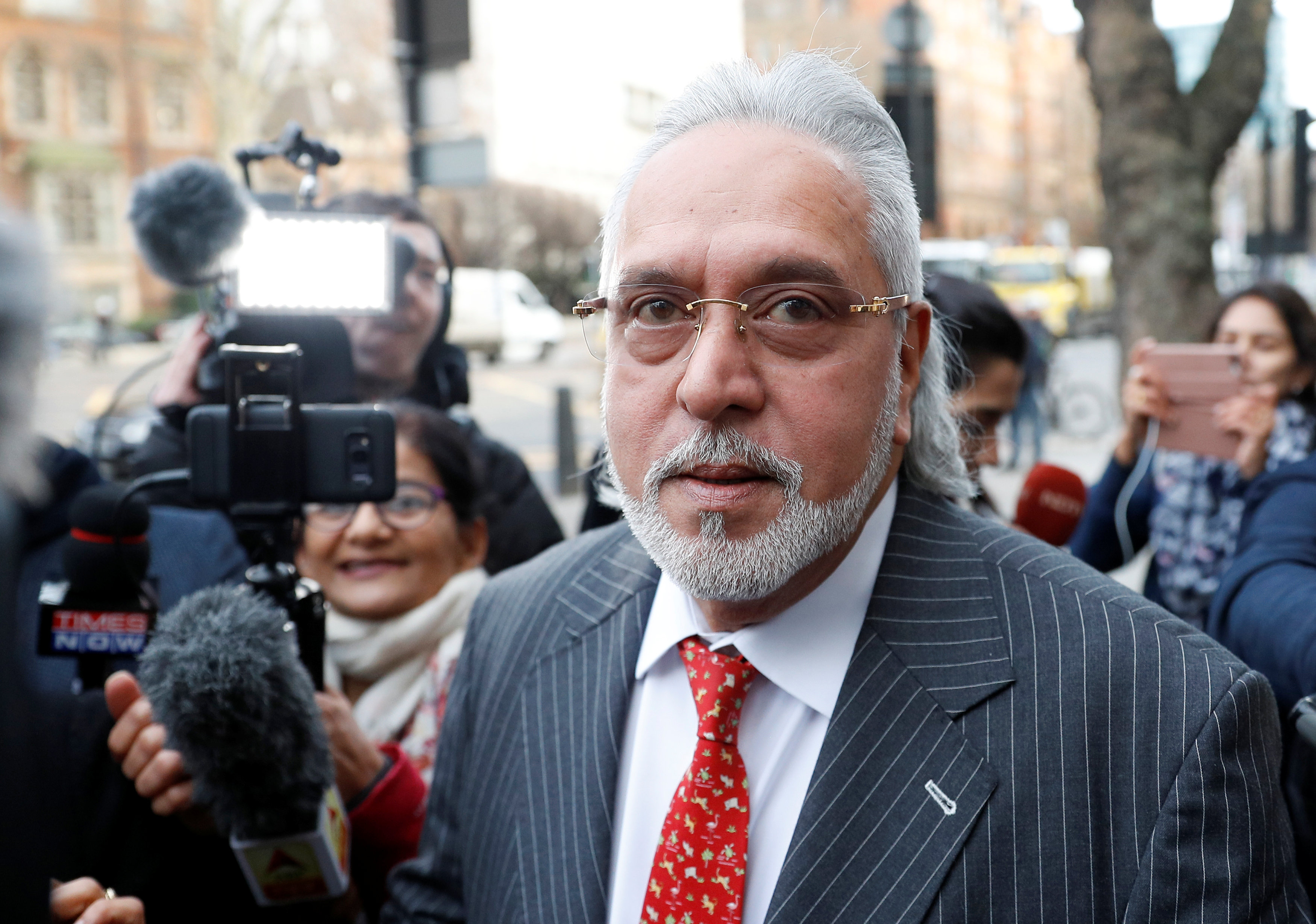 Vijay Mallya arrives to face an extradition request by India at Westminster Magistrates Court, in London, Britain, December 10, 2018. REUTERS