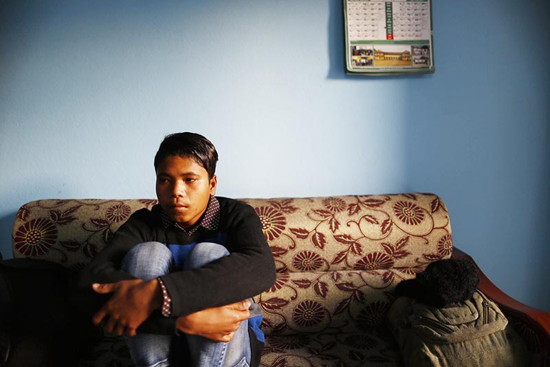 Bishal Chaudhary, 16, who was arrested with the rape and murder of Nirmala Pant in Mahendranagar arrived in Kathmandu for medical treatment on Tuesday, December 25, 2018. The police released Bishal as his DNA test did not match the victim. Bishal was tortured and forced to admit his involvement in the crime by the police.