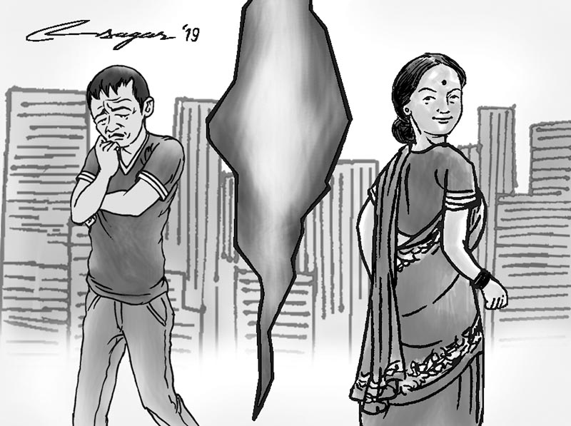 Nepali wife cheating